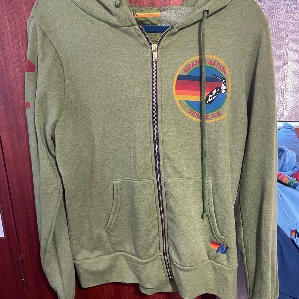 Aviator nation logo hoodie